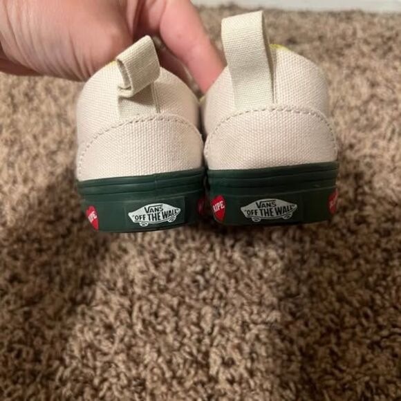 Toddler Kids Avocado Slip On Vans Shoes - Picture 3 of 6